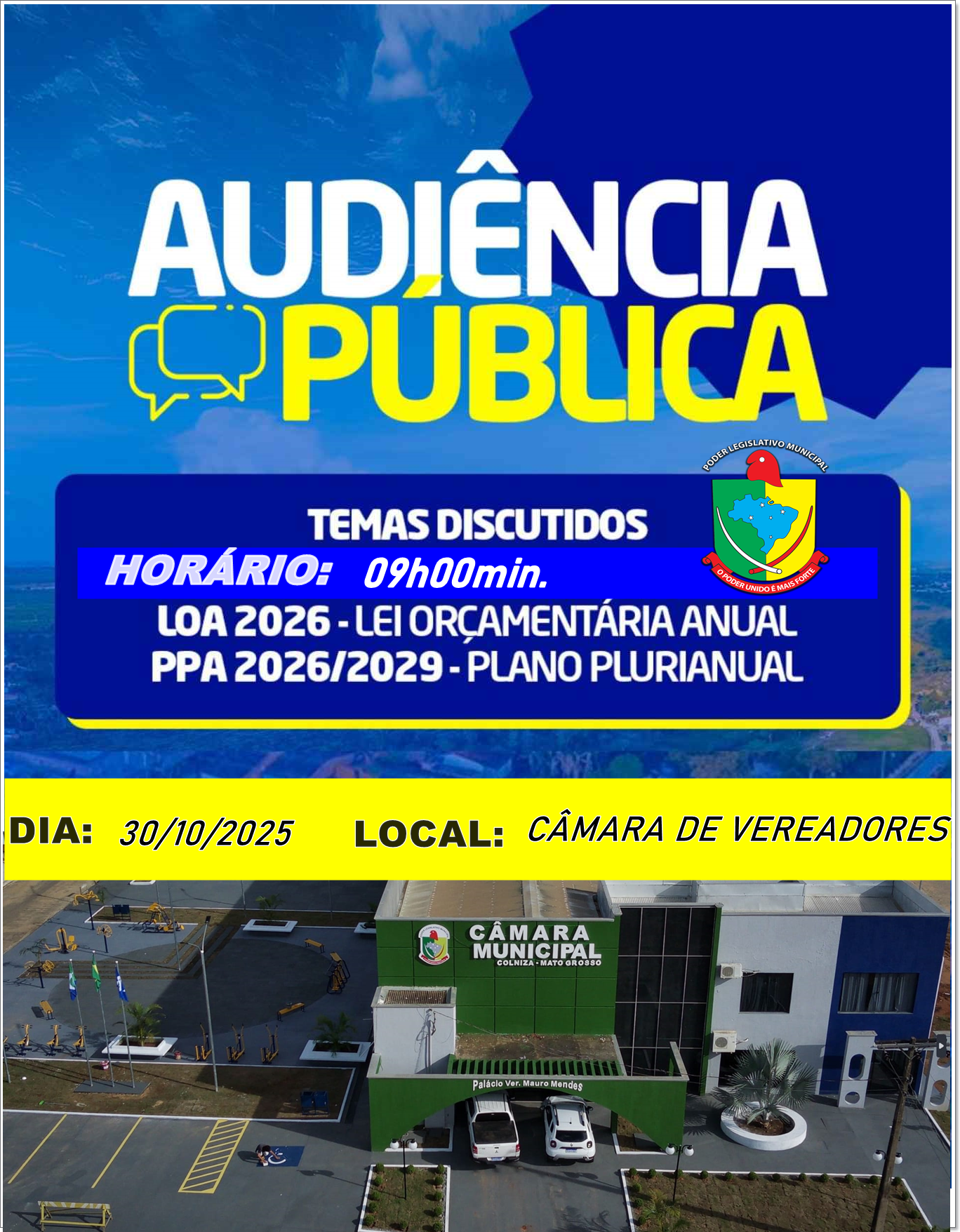 CONVITE – AUDIÊNCIA PÚBLICA