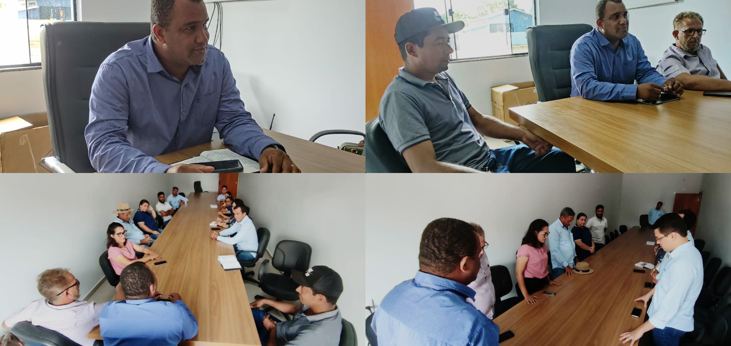 Novo presidente da Câmara Municipal de Colniza se reúne com servidores